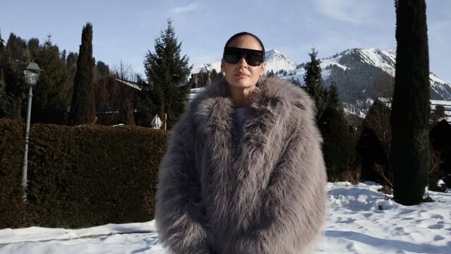 Vicky Martín Berrocal en Gstaad.