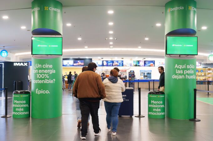 Sala Iberdrola en Cinesa Las Rozas (Madrid), que ejemplifica la colaboración entre ambas compañías