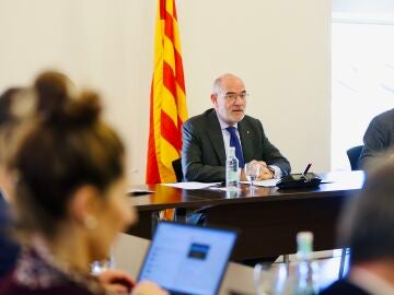 El conseller de Acción Exterior y Unión Europea de la Generalitat, Jaume Duch, en la Comisión Interdepartamental de Acción Exterior