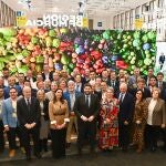 El presidente de la Comunidad, Fernando López Miras, inauguró hoy el estand de la Región de Murcia en la feria hortofrutícola Fruit Logística 2025