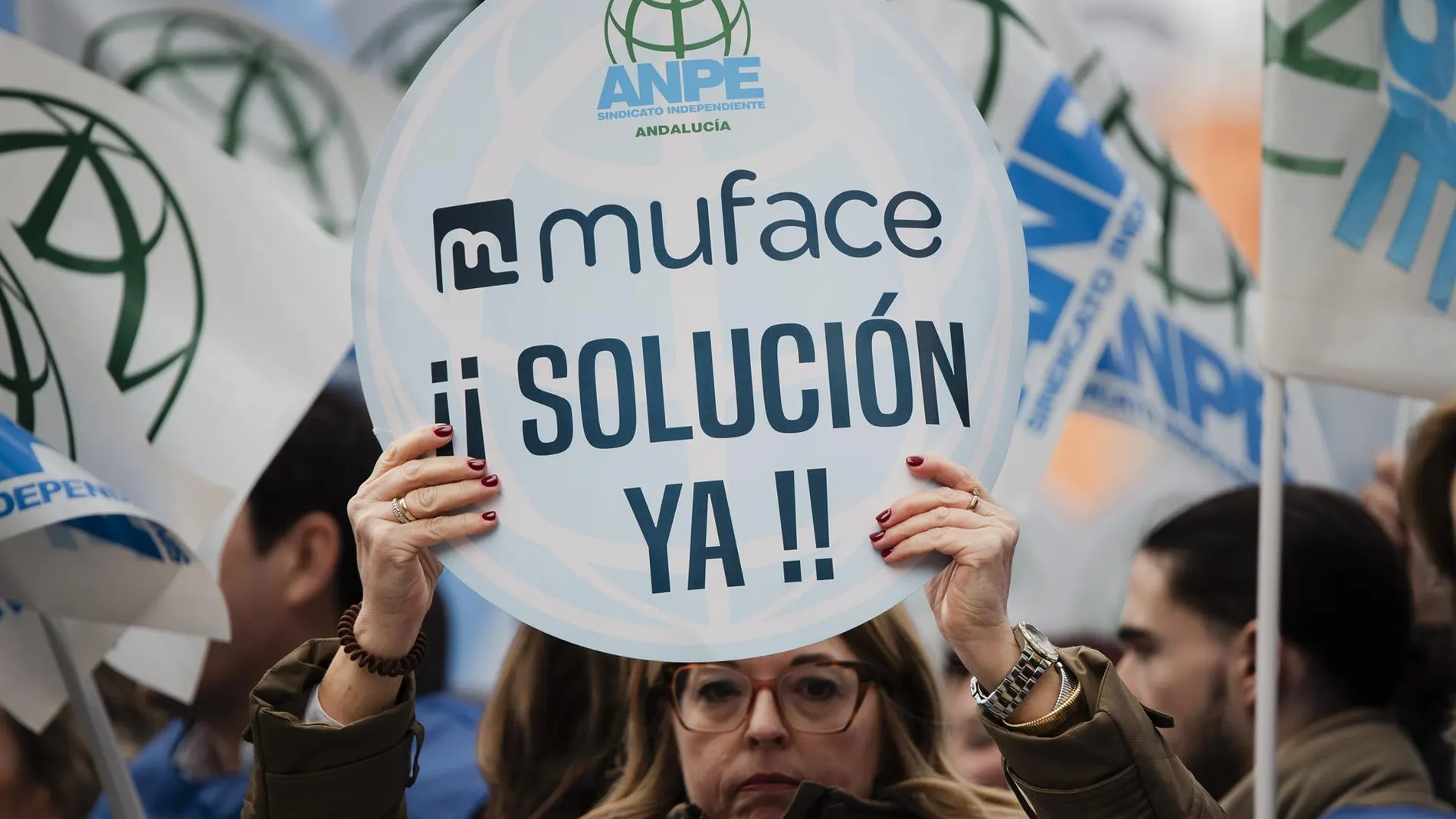 MADRID.-Funcionarios mutualistas convocan movilizaciones el 12 de marzo en Madrid en defensa de Muface