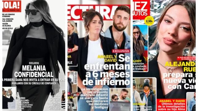 Portadas de las revistas del corazón 5 febrero 2025