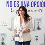 Fabiola Martínez, en la presentación de su libro 