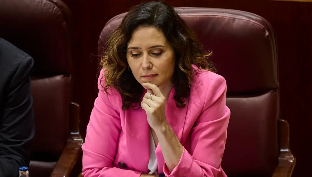 Isabel Díaz Ayuso, en la Asamblea de Madrid