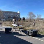 Exhibición de drones en las II Jornadas de Orientación Laboral de las Fuerzas Armadas de la UCAV