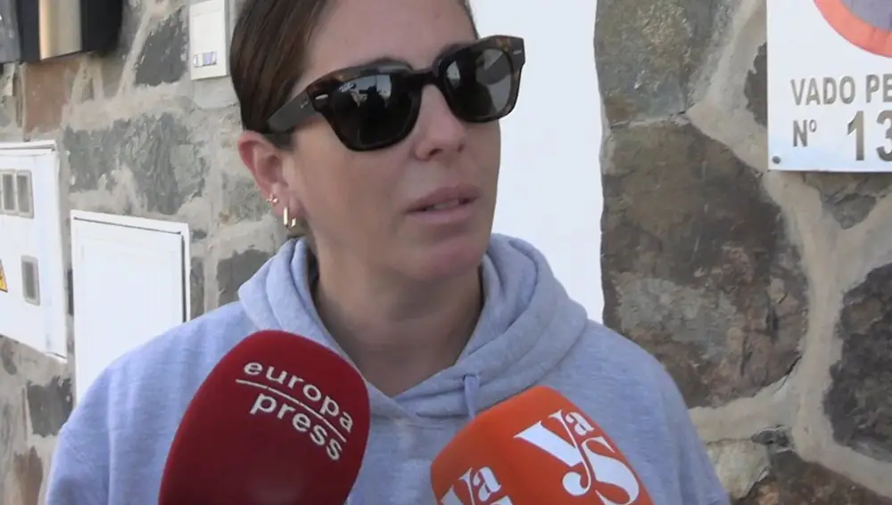 Anabel Pantoja reaparece y reacciona a las preguntas sobre su estrategia de defensa separada de David Rodríguez