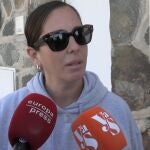 Anabel Pantoja reaparece y reacciona a las preguntas sobre su estrategia de defensa separada de David Rodríguez