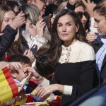 El look de la Reina Letizia en Murcia.