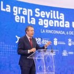 El presidente de la Diputación de Sevilla, Javier Fernández