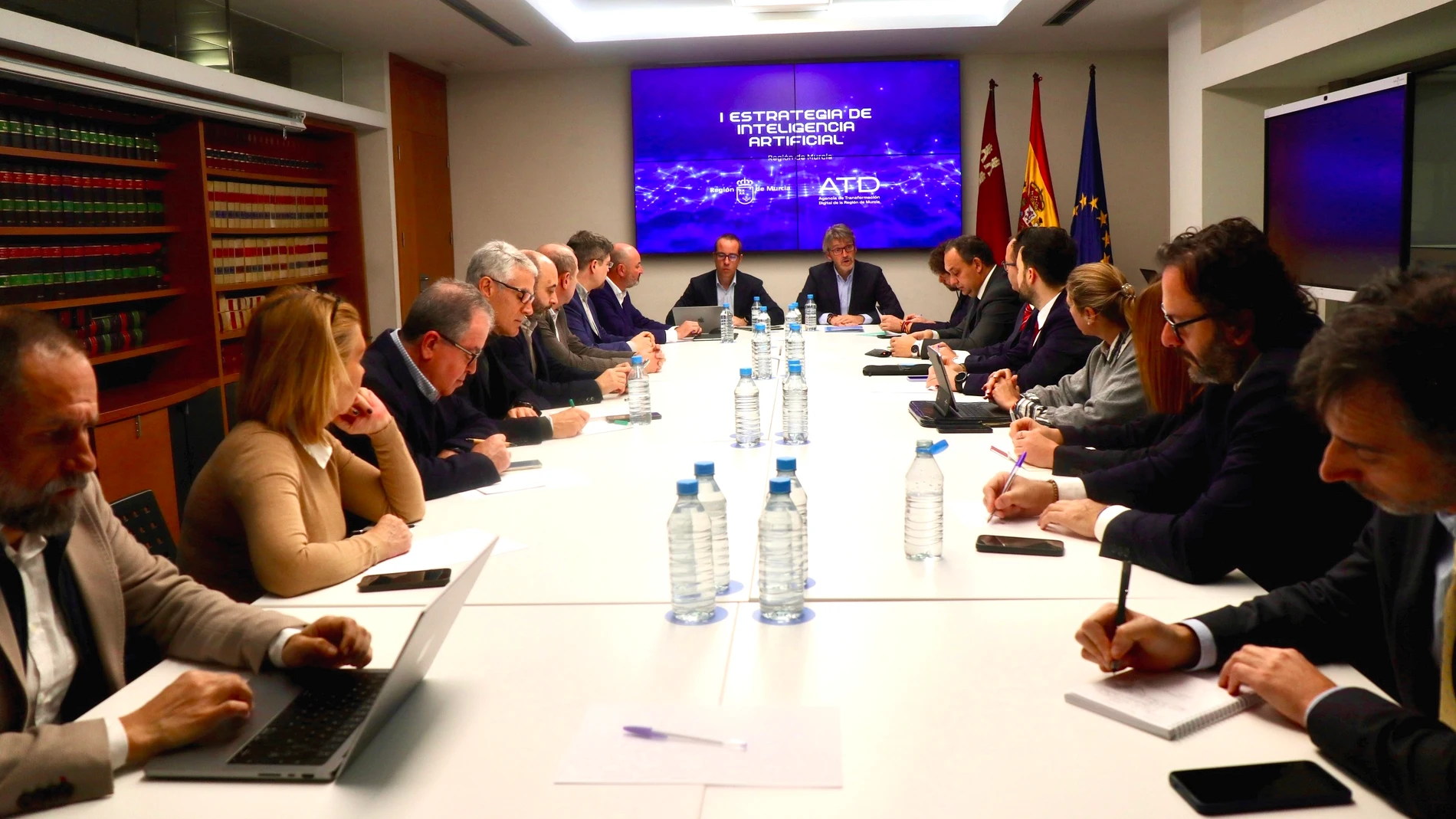 Un momento del primer encuentro de trabajo para el desarrollo de la Estrategia de Inteligencia Artificial de la Región