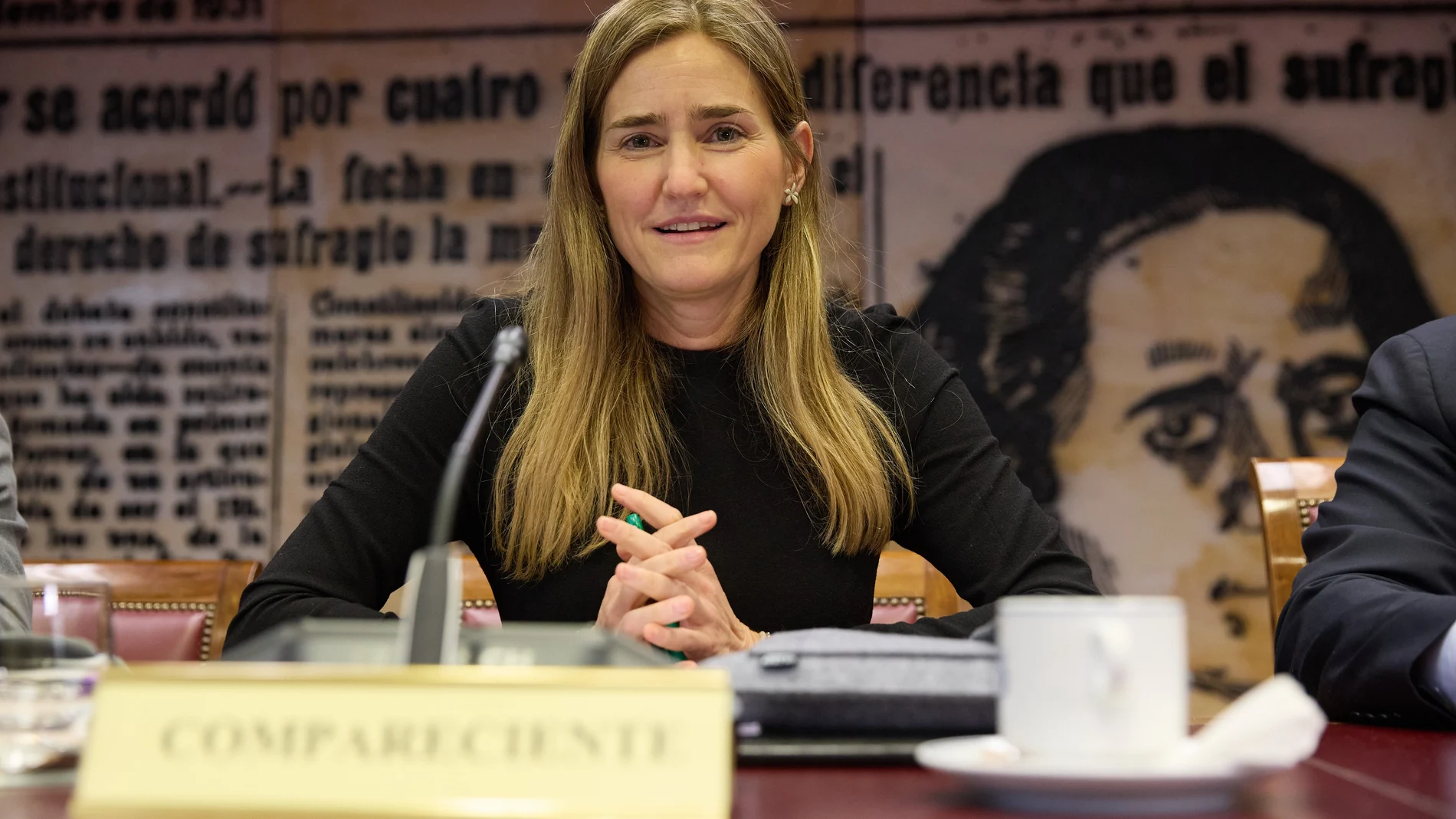 La vicepresidenta tercera y ministra para la Transición Ecológica y el Reto Demográfico, Sara Aagesen Muñoz, durante su comparecencia ante la Comisión de Transición Ecológica, en el Senado