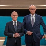 Chancellor Scholz faces opposition leader Merz in pre-election TV debate