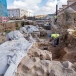 Avanza la recuperación del Anfiteatro Romano de Cartagena con la excavación en el interior de la plaza de toros