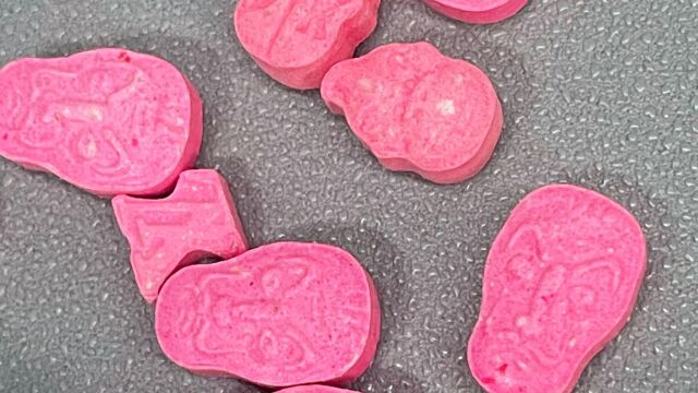Imagen de las pastillas de éxtasis encontradas en la bolsa perdida en el autobús urbano de Valladolid