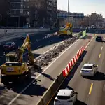 La calzada sur de la A-5, sentido entrada a Madrid, cierra al tráfico desde la madrugada de este lunes