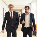 Carlos Martínez junto a Luis Tudanca