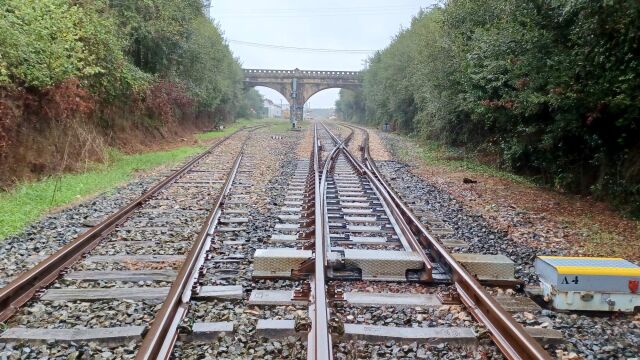 Adif refuerza el tramo ferroviario entre Ortigueira y Burela con una inversión de 3,7 millones de euros