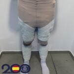 Detenido por llevar 2 kilos de cocaína adosados a su cuerpo en el aeropuerto de Barcelona
