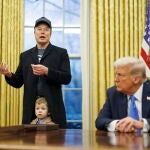 Elon Musk, con Trump en el Despacho Oval