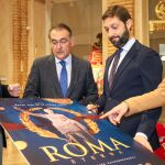 El director del Instituto de Turismo (Itrem), Juan Francisco Martínez, en la presentación de la exposición ‘Roma Eterna’.