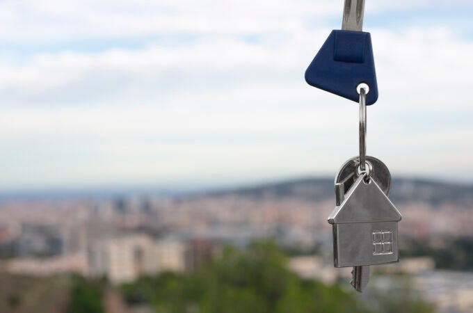 Unas llaves en una vivienda vacacional. 