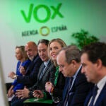 Rueda de prensa que los concejales de VOX en los ayuntamientos donde el partido gobierna o es clave