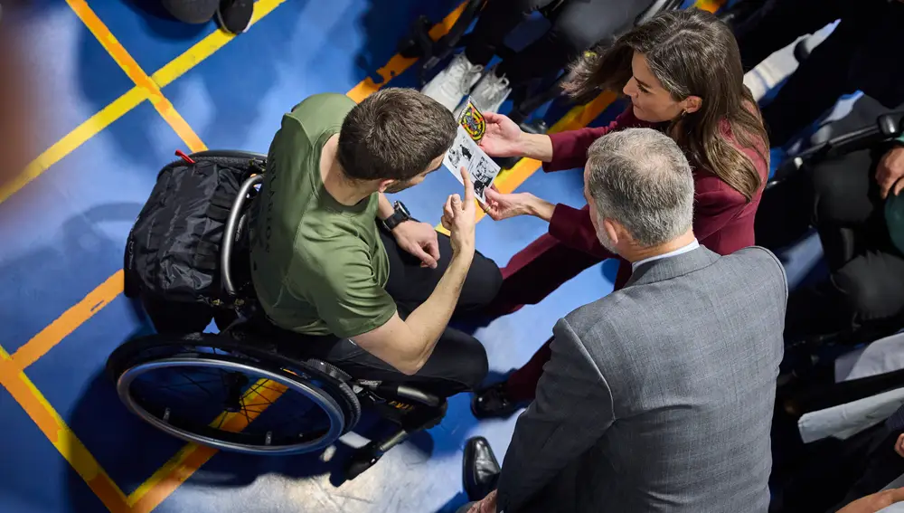 Sus Majestades los Reyes, Don Felipe y Doña Letizia visitan el Hospital Nacional de Parapléjicos de Toledo qu