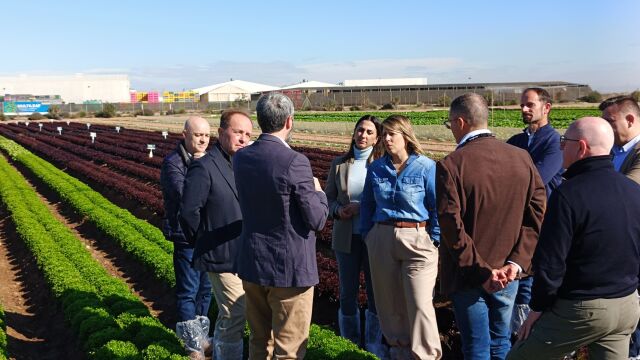 Visita a las fincas experimentales de la empresa Syngenta en La Puebla (Cartagena)