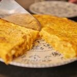 Tortilla clásica del Restaurante Marte