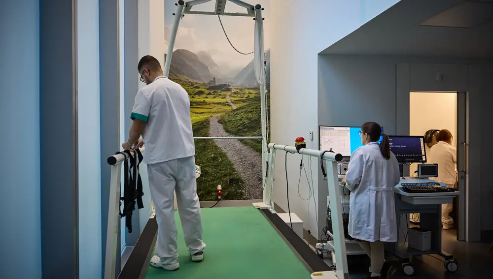Interior de las instalaciones del centro Olympia, ubicado en Madrid