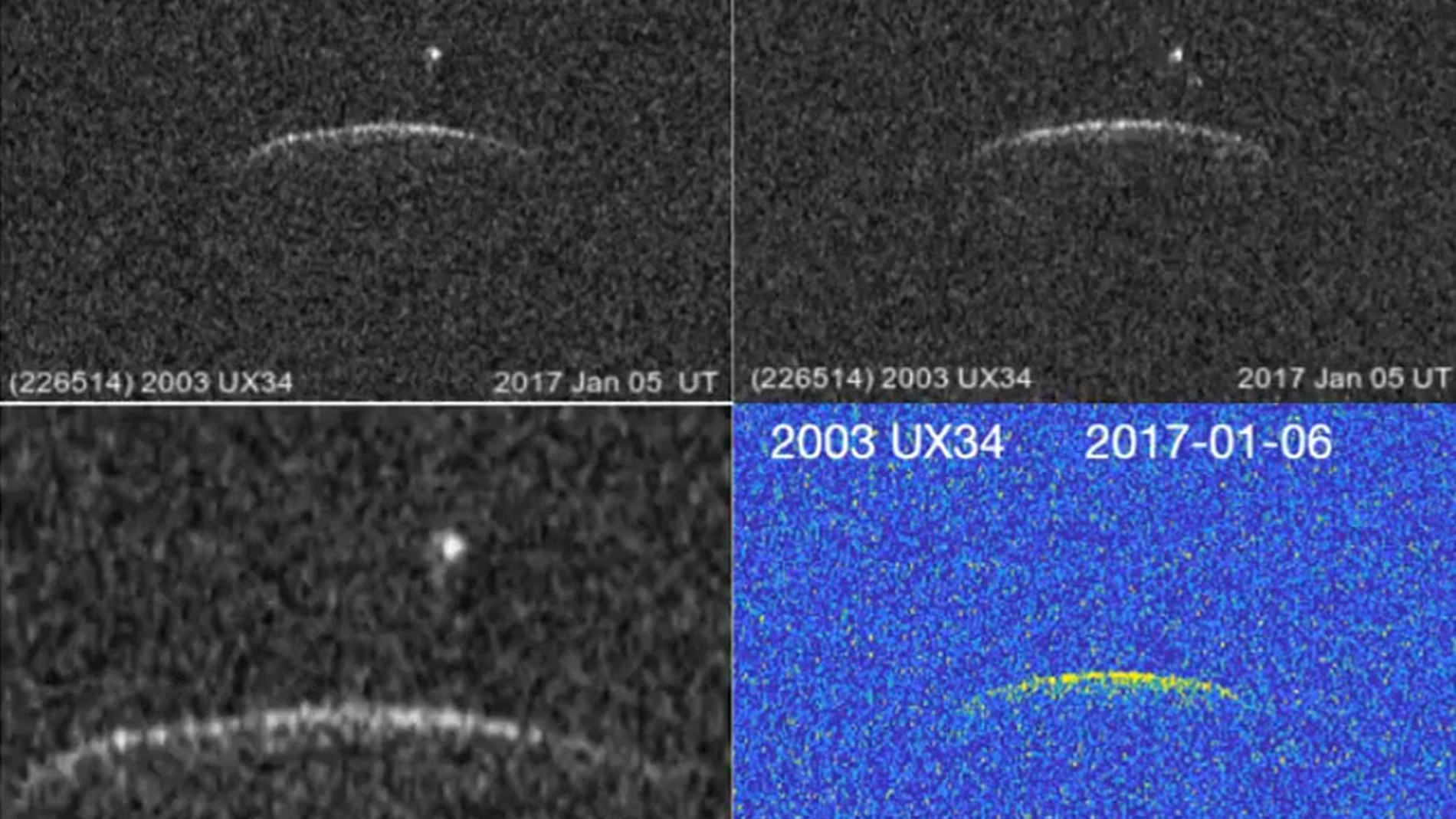 Imágenes captadas por los telescopios