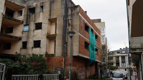 Imagen del edificio registrado esta madrugada.