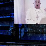 El Papa Francisco interviene en el Festival de San Remo