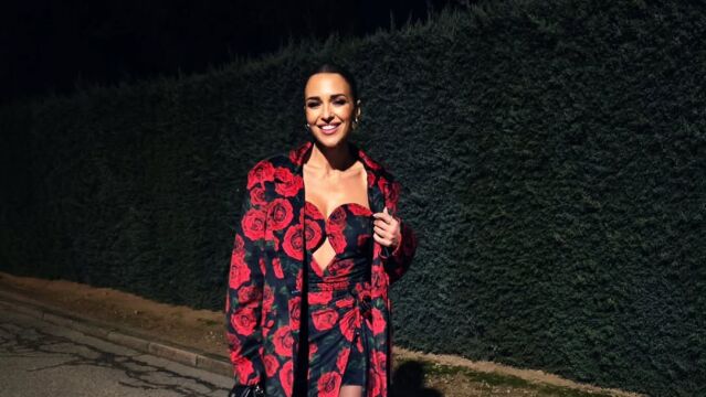 El look de San Valentín de Paula Echevarría.