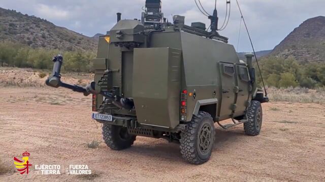 Imagen del Vamtac ST5 Pitón del Ejército de Tierra