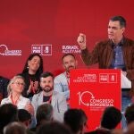 Pedro Sánchez asiste al 10º Congreso del PSE-EE en San Sebastián