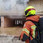 Un incendio en una vivienda en Burjassot (Valencia) deja una persona herida