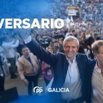 El PPdeG conmemora la victoria de Rueda en un acto con Feijóo, más de mil asistentes y nuevo lema: 'Galicia goberna'