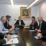 Reunión de representantes del Gobierno gallego con la Fundación Galega contra o Narcotráfico.