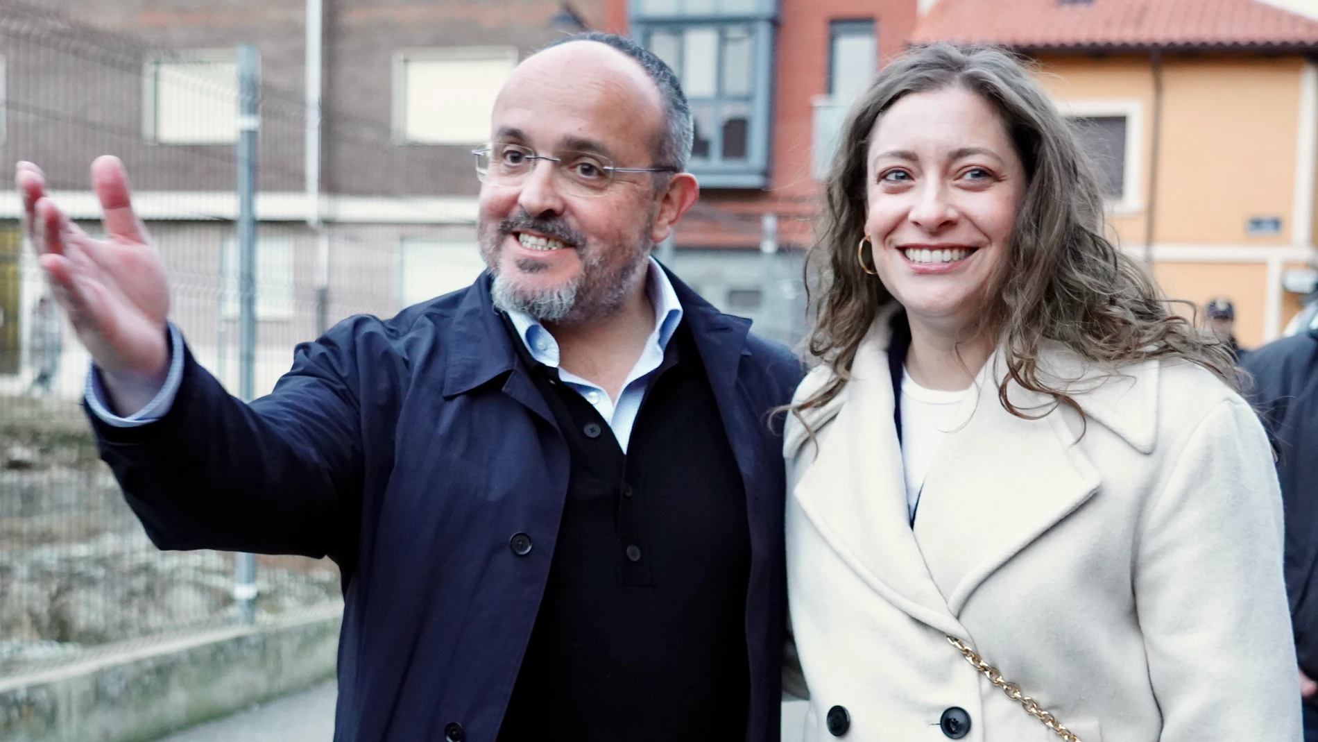 Ester Muñoz y Alejandro Fernández, en Astorga