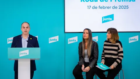Jordi Turull, Miriam Nogueras y Glòria Freixa