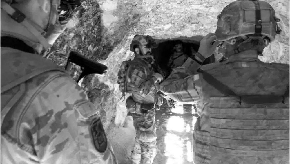 Combate subterráneo de la Legión