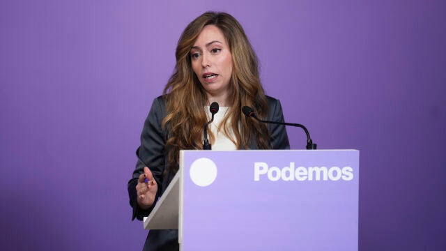 Rueda de prensa de Podemops en Madrid