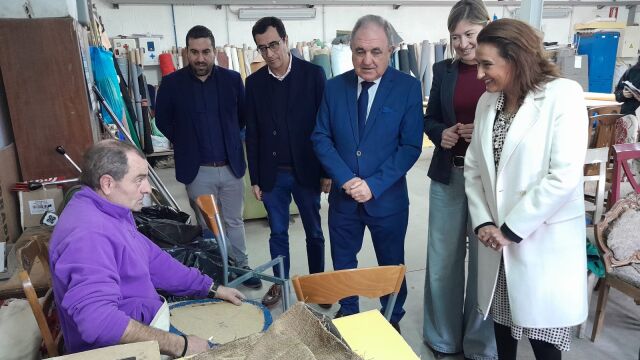 Emma Fernández visita las instalaciones del centro especial de empleo de la Fundación Valora2