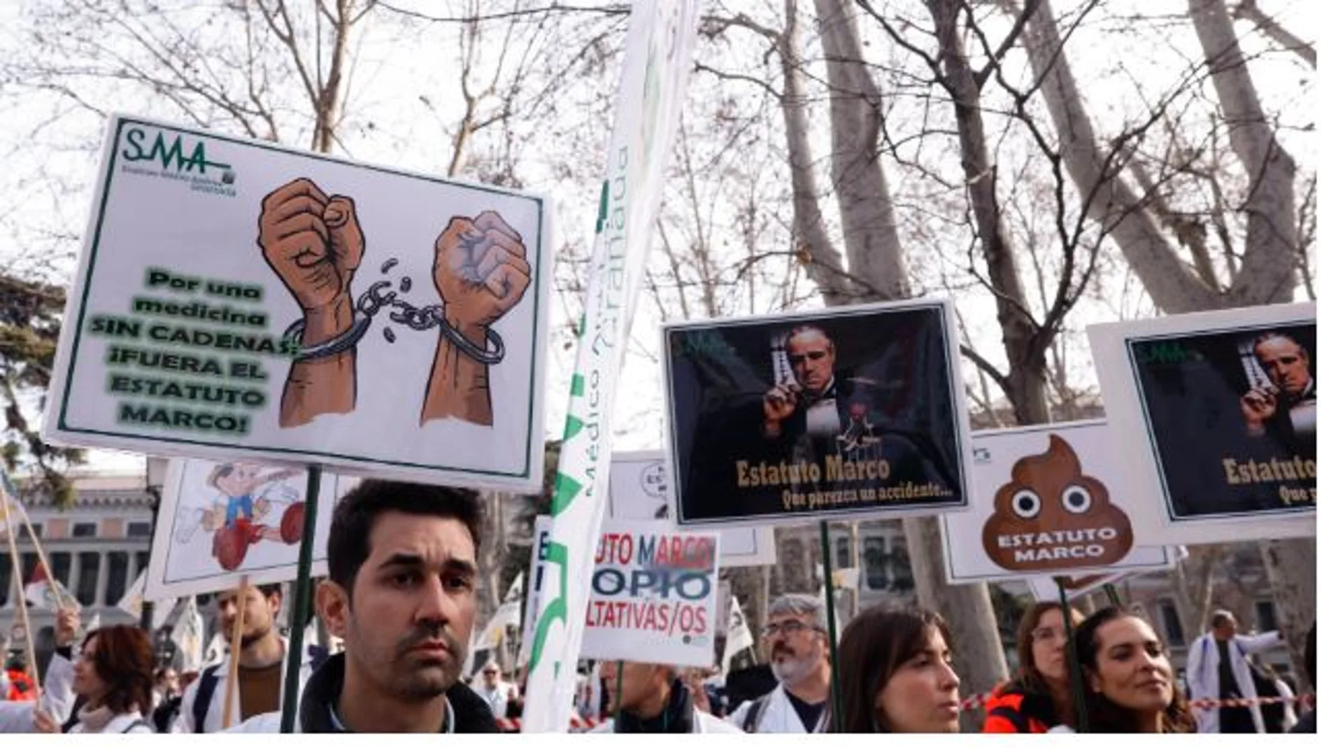 Concentraciones de médicos de toda España contra el Estatuto Marco del Ministerio de Sanidad