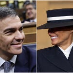 Pedro Sánchez y Melania Trump