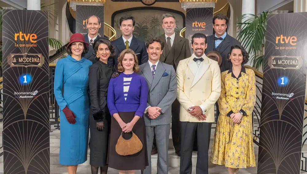 Actores de la serie "La Moderna"