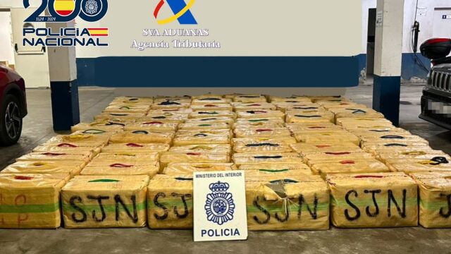 La droga incautada durante la operación en Huelva
