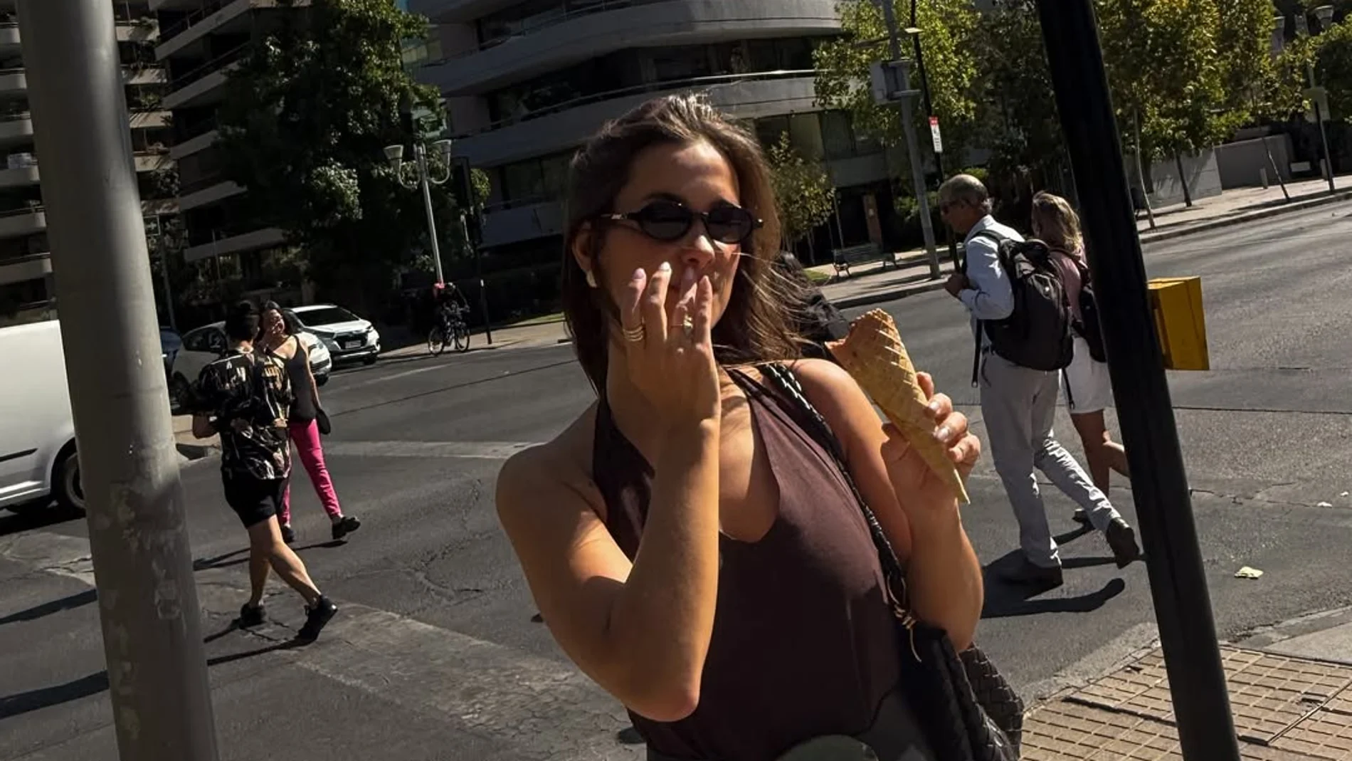 María Pombo en Chile.