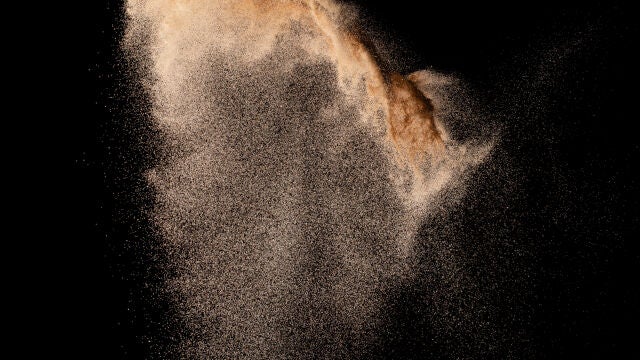 Puñado de arena al vuelo. Sílice cristalina. Silicosis